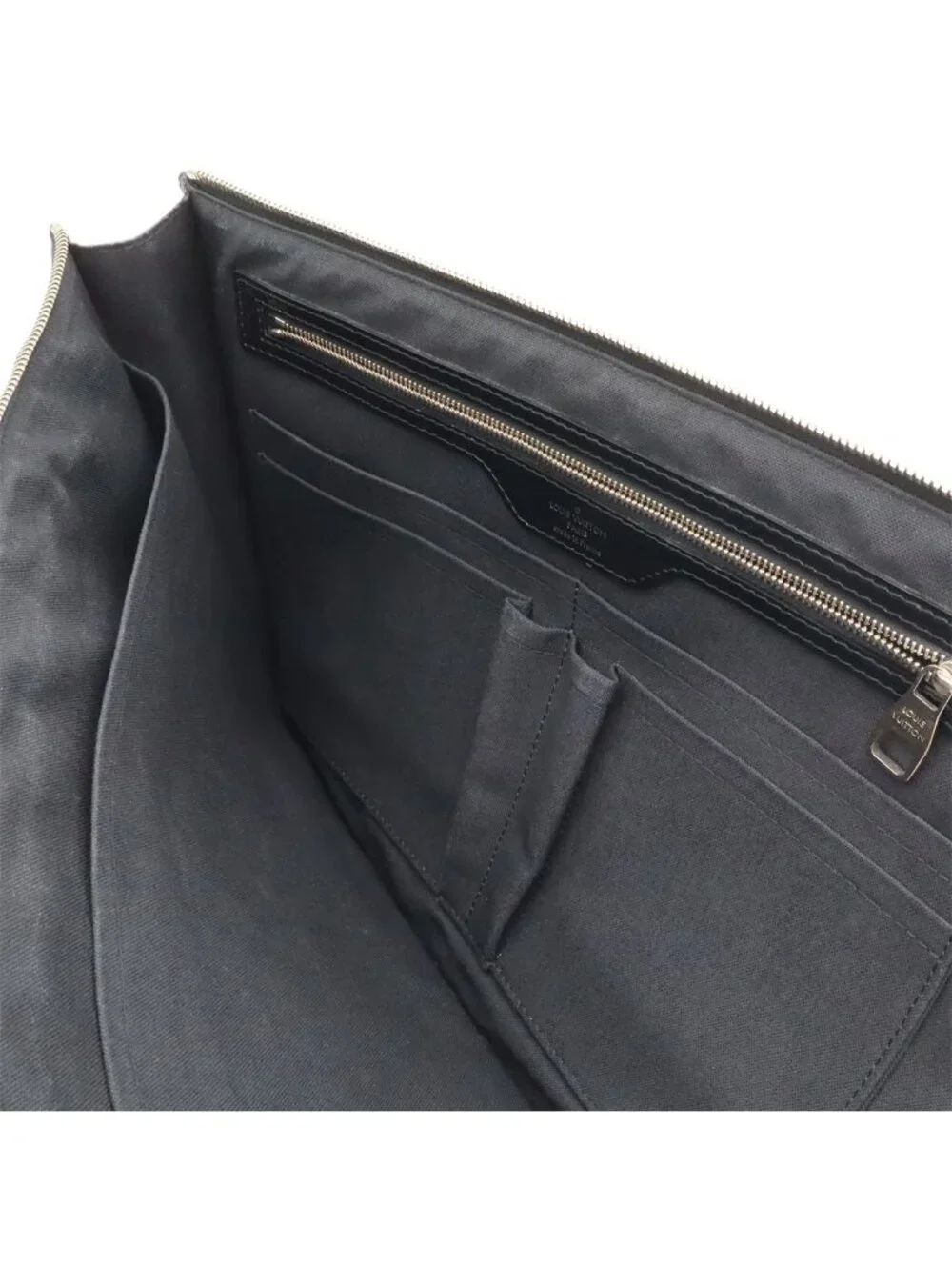 Louis Vuitton Damier Graphite Poche Document Briefcase Case Clutch